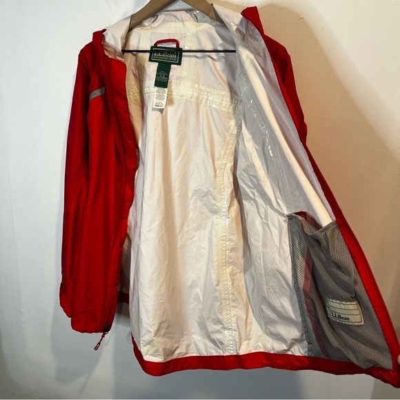 Women’s | L.L. Bean Red Windbreaker Ripstop Jacket | XL 18 - Picture 2 of 7